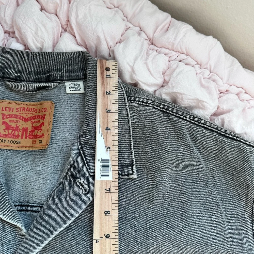 Levi’s Stay Loose Jacket Vintage Style Denim Men’s XL - Picture 6 of 7